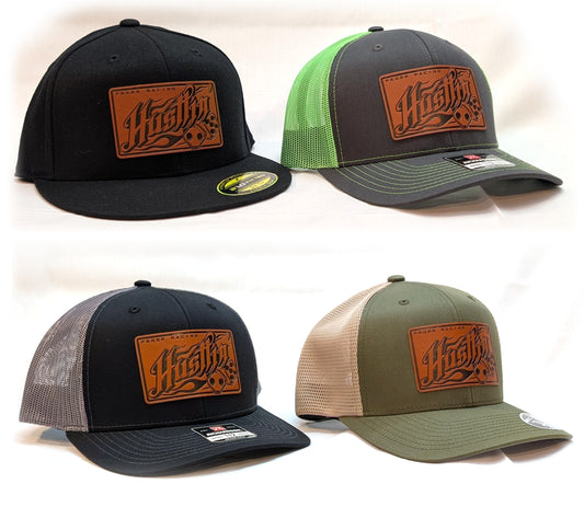 Hustlin' Leather Patch Cap